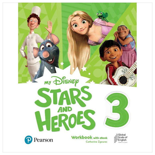 bộ my disney stars and heroes level 3 workbook with ebook