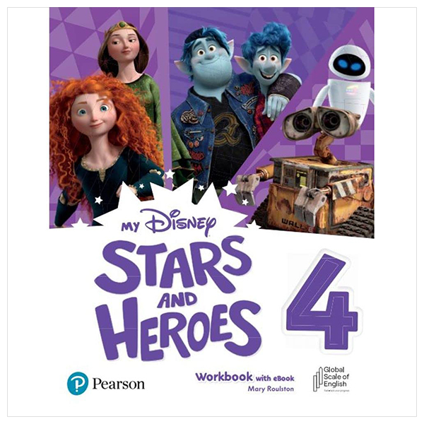 bộ my disney stars and heroes level 4 workbook with ebook