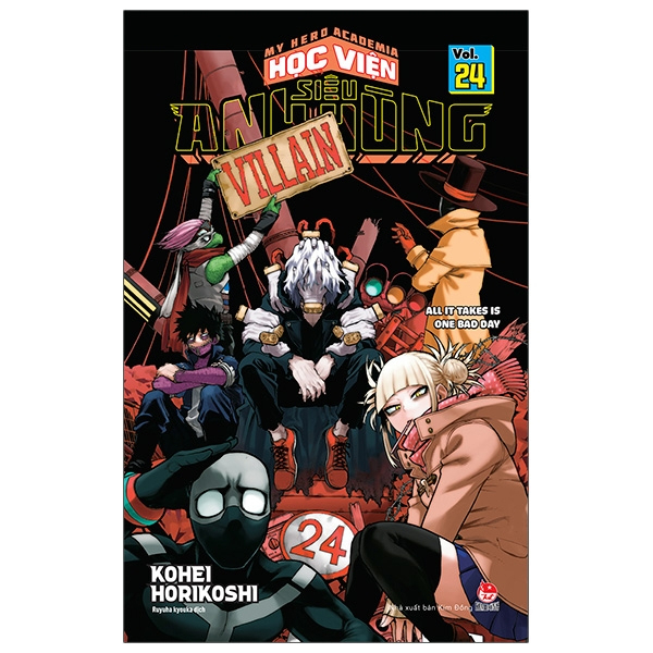 bộ my hero academia - học viện siêu anh hùng - tập 24 - all it takes is one bad day (tái bản 2022)