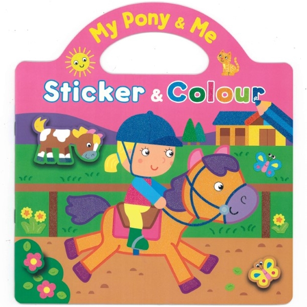 bộ my pony & me sticker & colour 1