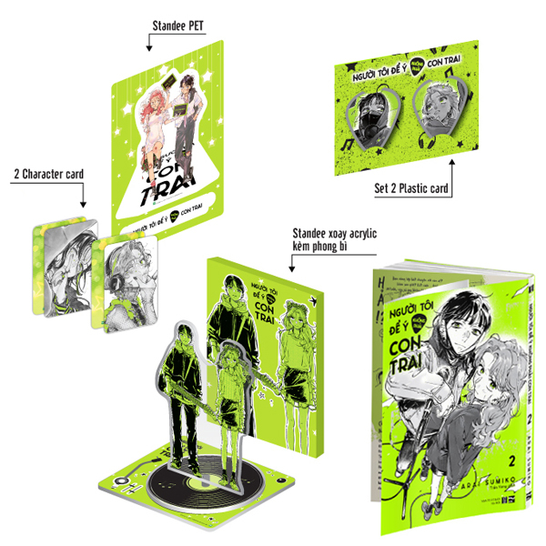 Bo
						
										
										Nguoi Toi De Y Khong Phai Con Trai - Tap 2 - Ban Suu Tam - Tang Kem 1 Standee PET + 2 Character Card + Set 2 Plastic Card + 1 Standee Acrylic Kem Phong Bi