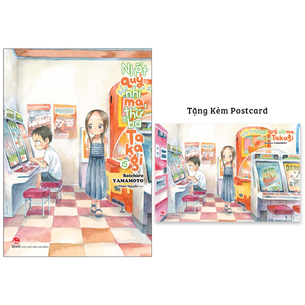 bộ nhất quỷ nhì ma, thứ ba takagi - tập 15 - tặng kèm postcard