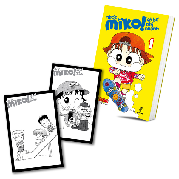 Bộ Nhóc Miko! Cô Bé Nhí Nhảnh - Tập 1 (Tái Bản 2026) - Tặng Kèm 2 Postcard