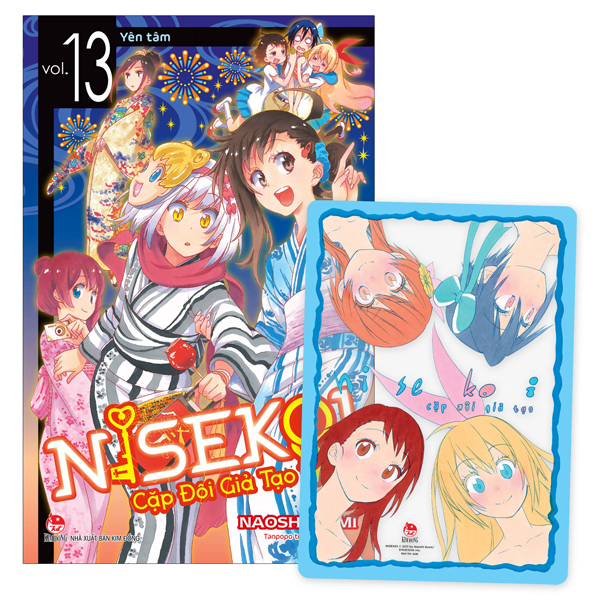Bộ
						
										
										Nisekoi - Cặp Đôi Giả Tạo - Tập 13 - Yên Tâm - Tặng Kèm Card Nhựa Trong