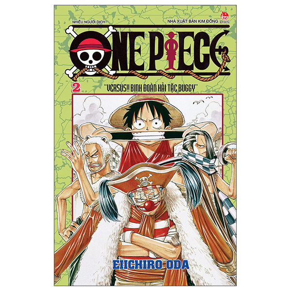 bộ one piece - tập 2 - versus!! binh đoàn hải tặc buggy (tái bản 2022)