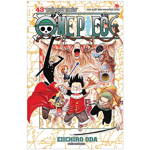 bộ one piece - tập 43 - truyền thuyết anh hùng (tái bản 2022)