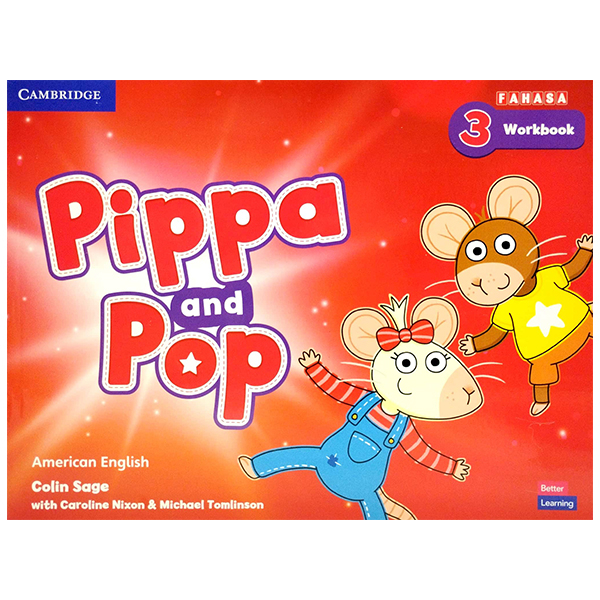 bộ pippa and pop level 3 workbook american english