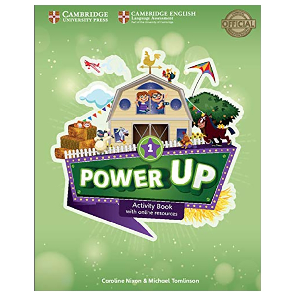 bộ power up level 1 activity book with online resources and home booklet