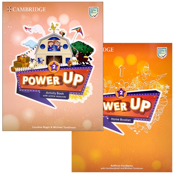 bộ power up level 2 activity book with online resources and home booklet