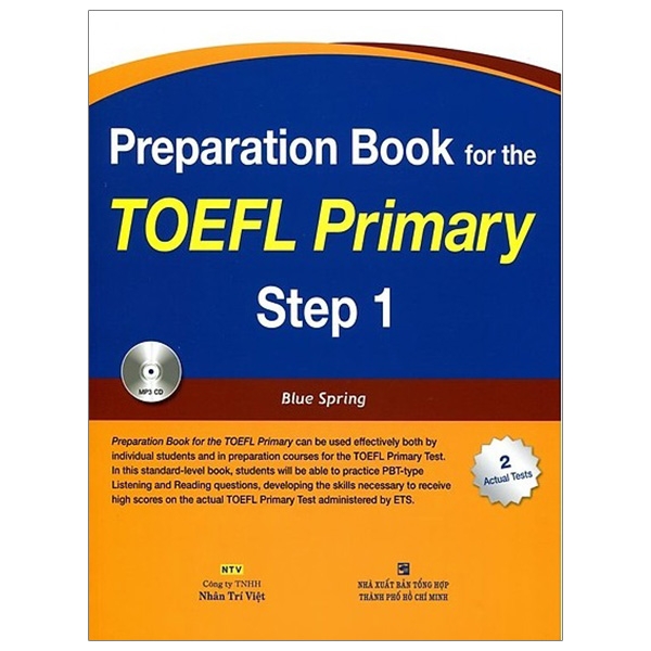 bộ preparation book for the toefl primary step 1 (+cd) - tái bản