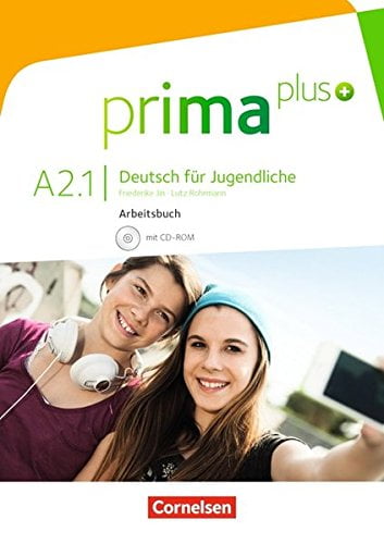 bộ prima plus a2: band 1. arbeitsbuch mit cd-rom