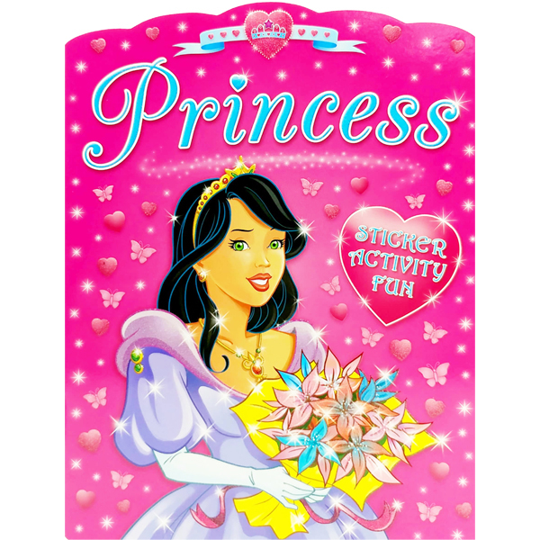 bộ princess sticker activity book 2