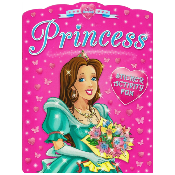 bộ princess sticker activity book 4