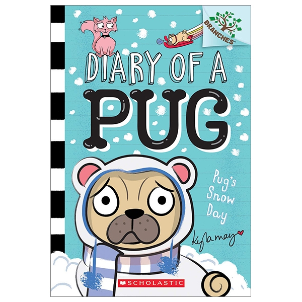 bộ pug's snow day: a branches book (diary of a pug #2), volume 2