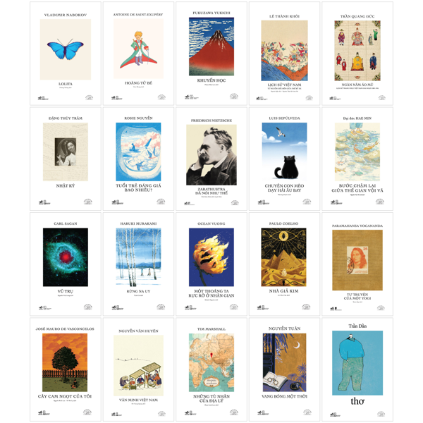 Bo Sach An Ban Dac Biet 20 Nam Thanh Lap Nha Nam - Bia Cung (Bo 20 Cuon) - An Ban So 40