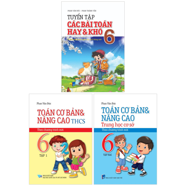 Bộ Sách Bồi Dưỡng Và Nâng Cao Toán Lớp 6 (Bộ 3 Cuốn)