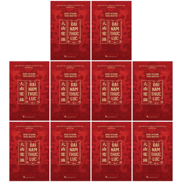 Bộ Sách Đại Nam Thực Lục - Tập 1-10 (Bộ 10 Tập) - Bìa Cứng