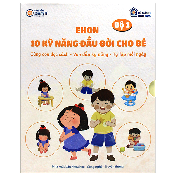 Bo Sach Ehon - 10 Ky Nang Dau Doi Cho Be - Bo 1 (Bo 5 Cuon)