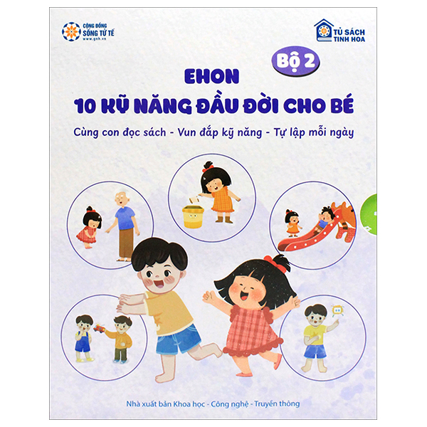 Bo Sach Ehon - 10 Ky Nang Dau Doi Cho Be - Bo 2 (Bo 5 Cuon)