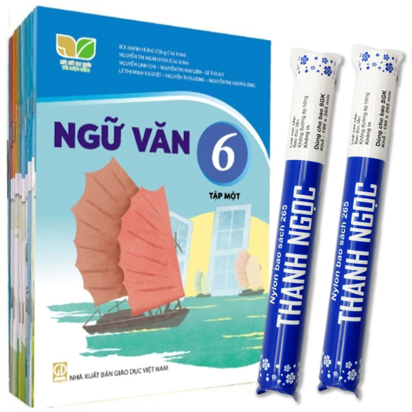 bộ sách giáo khoa bộ lớp 6 - kết nối - sách bài học (bộ 13 cuốn) (2023) + 2 bao sách tnt