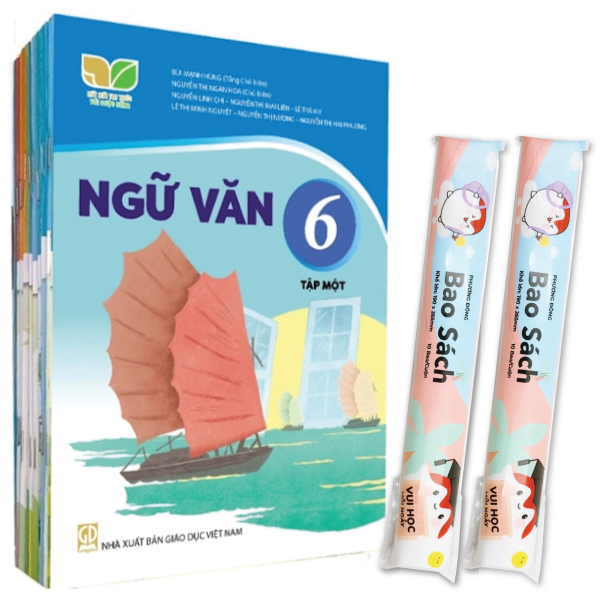 bộ sách giáo khoa bộ lớp 6 - kết nối - sách bài học (bộ 13 cuốn) (2023) + 2 bao sách tp