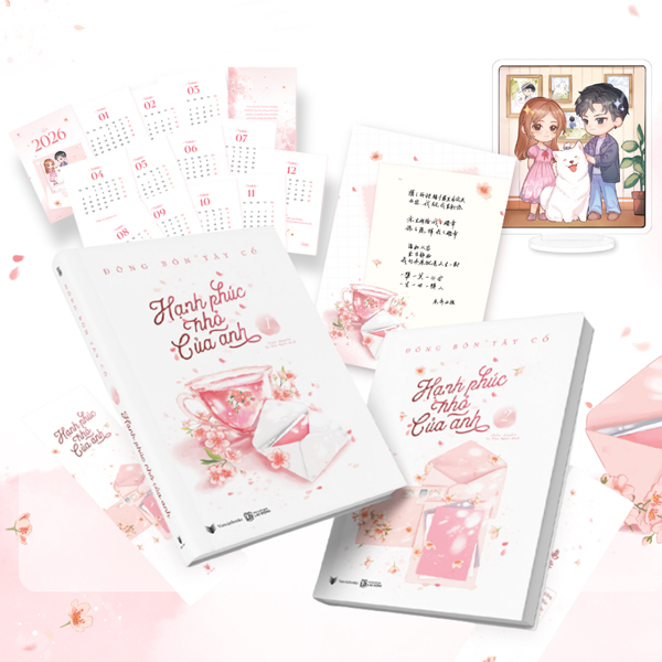 Bộ Sách Hạnh Phúc Nhỏ Của Anh - Tập 1 + Tập 2 (Bộ 2 Tập) - Bản Đặc Biệt - Tặng Kèm 2 Bookmark + 1 Tờ Gác Có Lời Nhắn Và Chữ Ký Của Tác Giả + 1 Bộ Lịch Mini + 1 Standee Mica