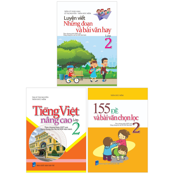 Bộ Sách Luyện Viết Văn Và Học Tốt Tiếng Việt Lớp 2 (Bộ 3 Cuốn)
