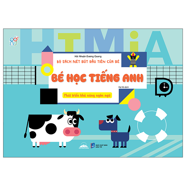 Bộ Sách Nét Bút Đầu Tiên Của Bé - Bé Học Tiếng Anh - Phát Triển Khả Năng Ngôn Ngữ