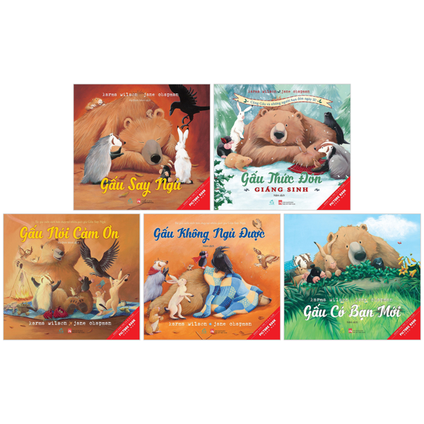 Bộ Sách Picture Book Song Ngữ - Gấu Hòa Đồng (Bộ 5 Cuốn)