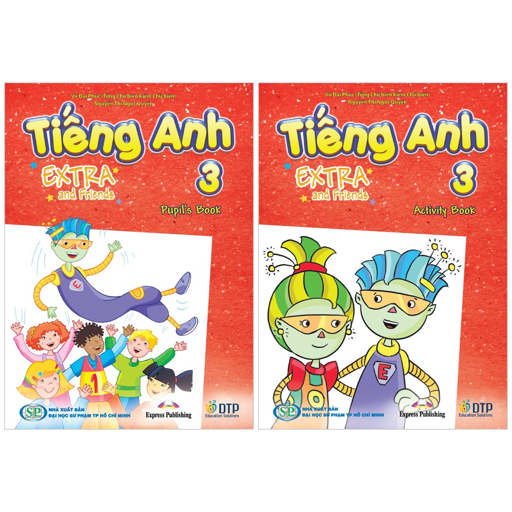 Bo Sach Tieng Anh 3 - Extra And Friends - Pupil's Book + Activity Book (Bo 2 Cuon)