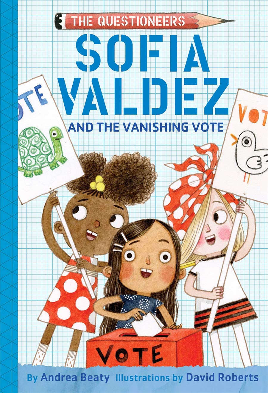 bộ sofia valdez and the vanishing vote: the questioneers book #4