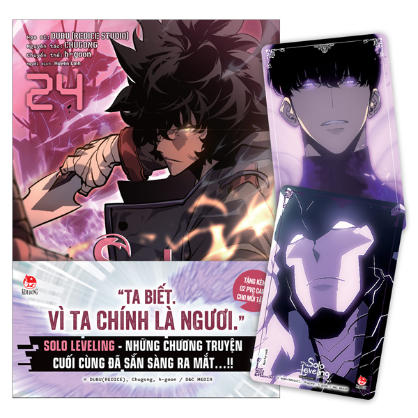 Bộ
						
										
										Solo Leveling - Tôi Thăng Cấp Một Mình - Tập 24 - Tặng Kèm Obi + 2 PVC Card
