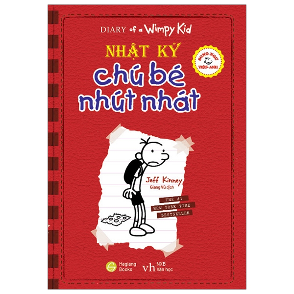 bộ song ngữ việt - anh - diary of a wimpy kid - nhật ký chú bé nhút nhát - tập 1