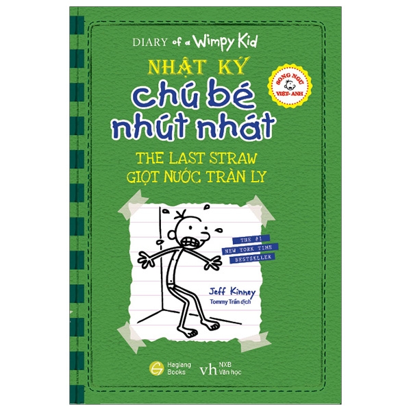 bộ song ngữ việt - anh - diary of a wimpy kid - nhật ký chú bé nhút nhát - tập 3: giọt nước tràn ly - the last straw