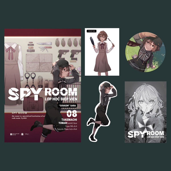 Bo
						
										
										SPY ROOM - Lop Hoc Diep Vien - Tap 8 - Sougen Sara - Ban Dac Biet - Tang Kem Bookmark + The Nhan Vat + Huy Hieu + Hop Boxset