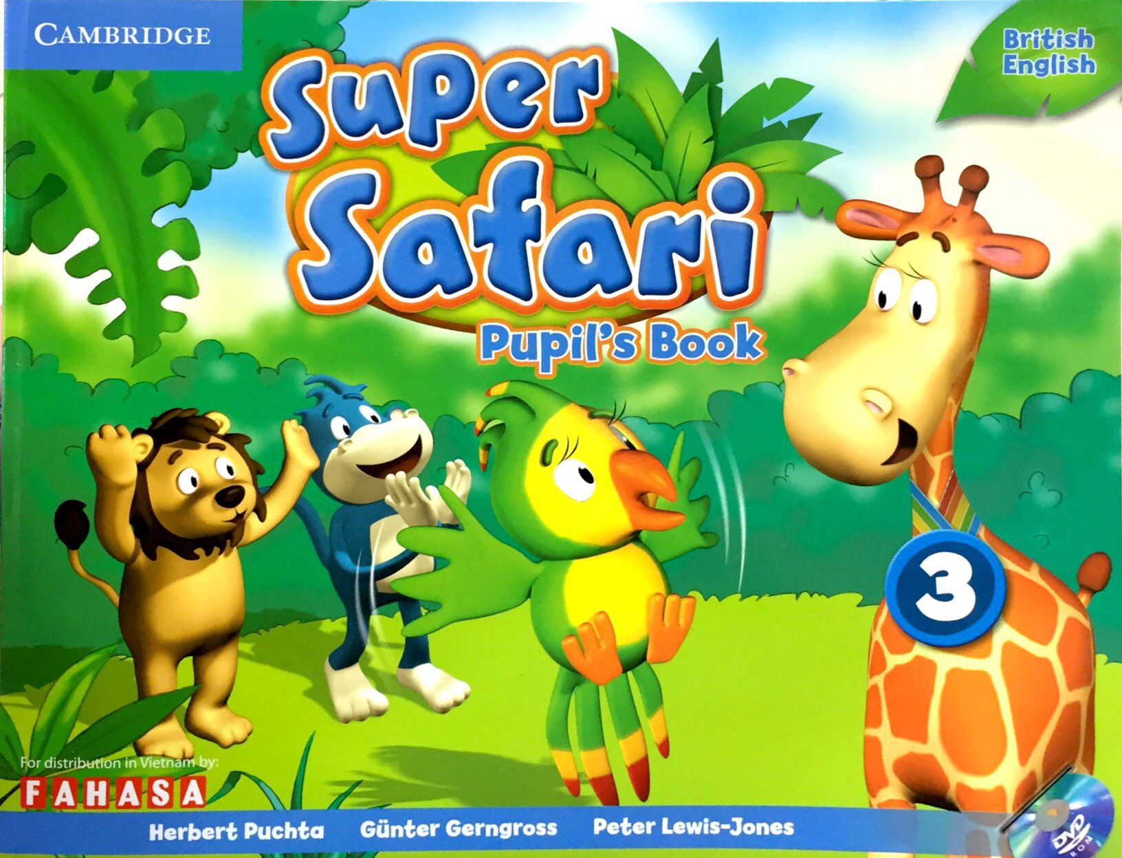 bộ super safari level 3 pupil's book with dvd-rom - fahasa reprint