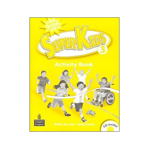 bộ superkids new edition activity book 3 with cd