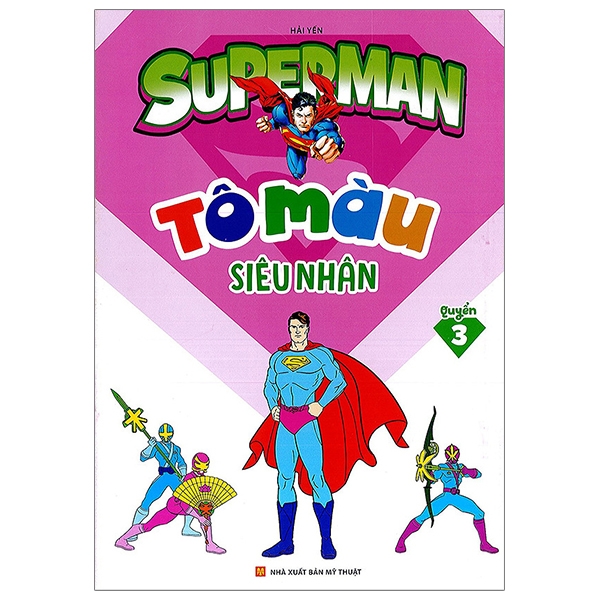 bộ superman - tô màu siêu nhân - quyển 3