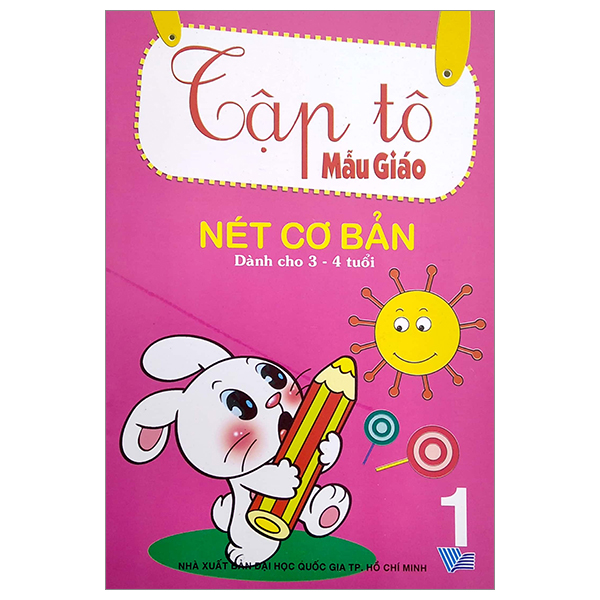 bộ tập tô mẫu giáo - nét cơ bản 1 (dành cho 3-4 tuổi)