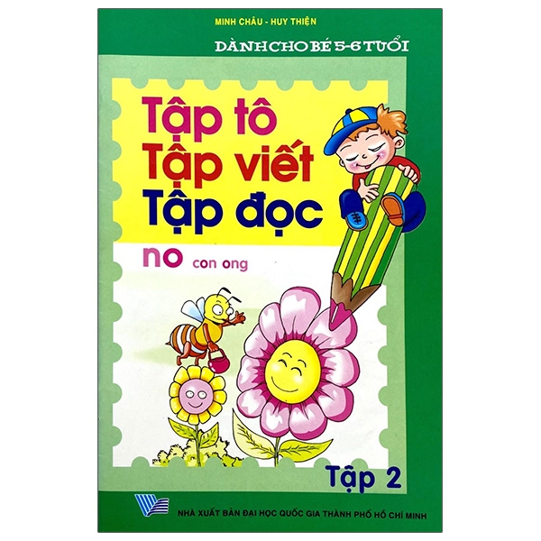 bộ tập tô - tập viết - tập đọc - tập 2