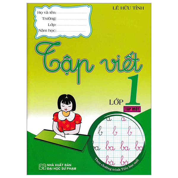 bộ tập viết lớp 1 - tập 1