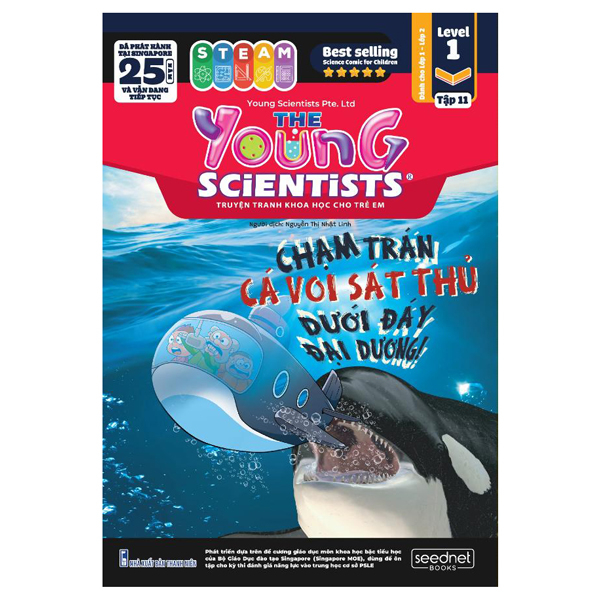 Bo
						
										
										The Young Scientists - Truyen Tranh Khoa Hoc Cho Tre Em - Level 1 - Tap 11 - Cham Tran Ca Voi Sat Thu Duoi Day Dai Duong!