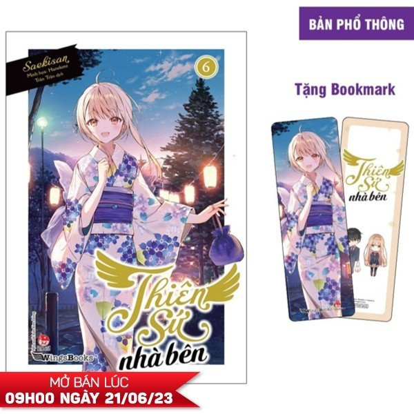 bộ thiên sứ nhà bên - tập 6 - tặng kèm bookmark