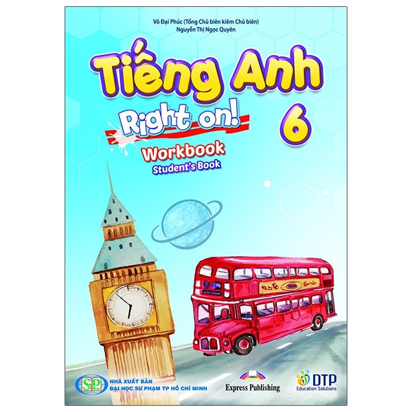 bộ tiếng anh 6 - right on - workbook (sách bài tập)