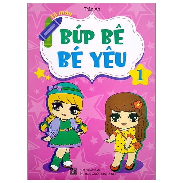 bộ tô màu - búp bê bé yêu 1