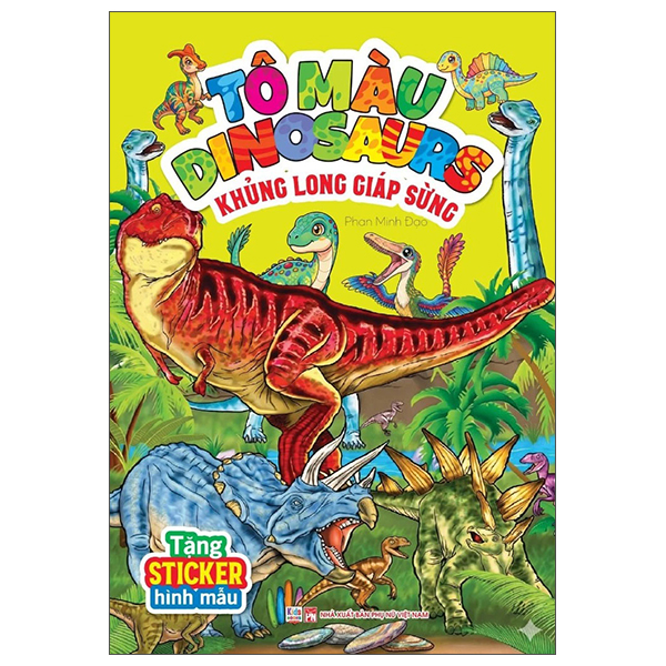 Bộ Tô Màu Dinosaurs - Khủng Long Giáp Sừng