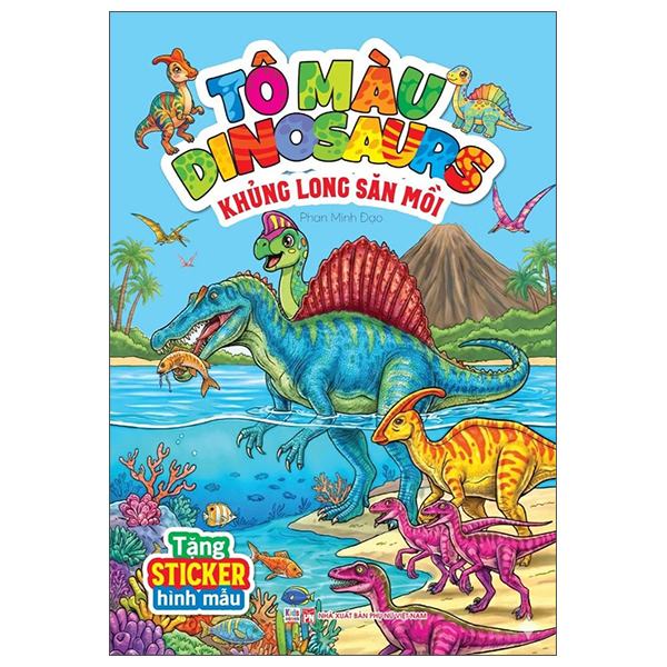 Bộ Tô Màu Dinosaurs - Khủng Long Săn Mồi