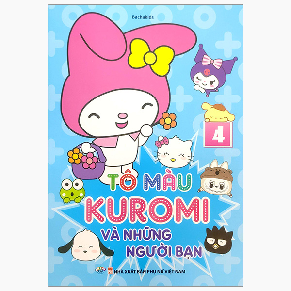 Bộ Tô Màu Kuromi Và Những Người Bạn 4