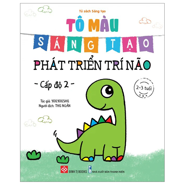 bộ tô màu sáng tạo - phát triển trí não - cấp độ 2