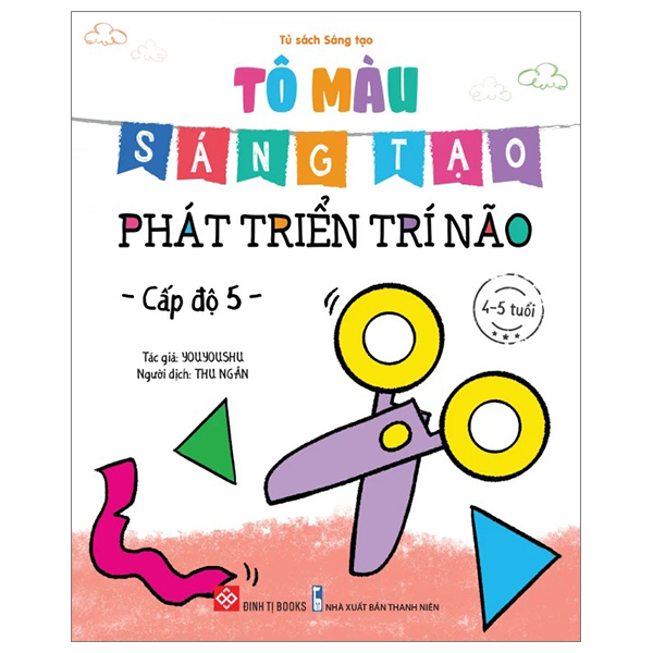 bộ tô màu sáng tạo - phát triển trí não - cấp độ 5